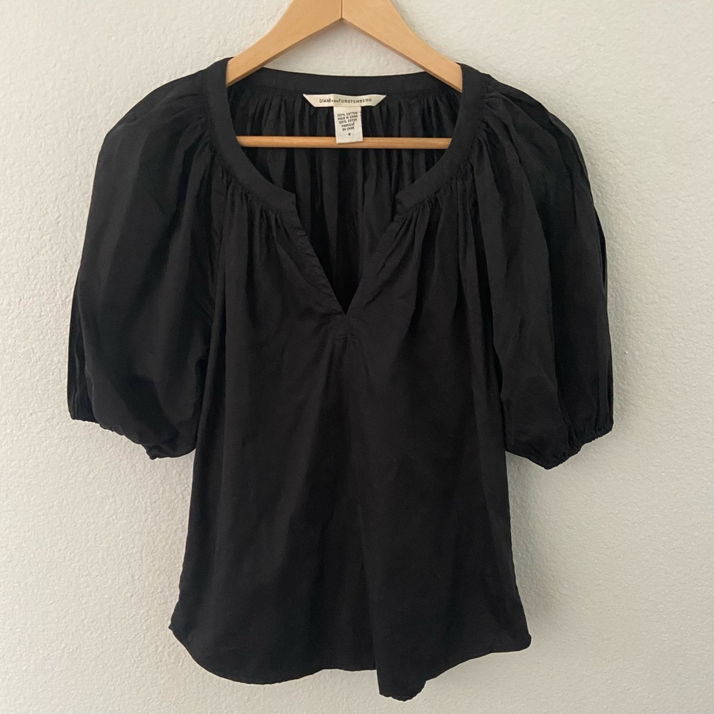 Black DVF top